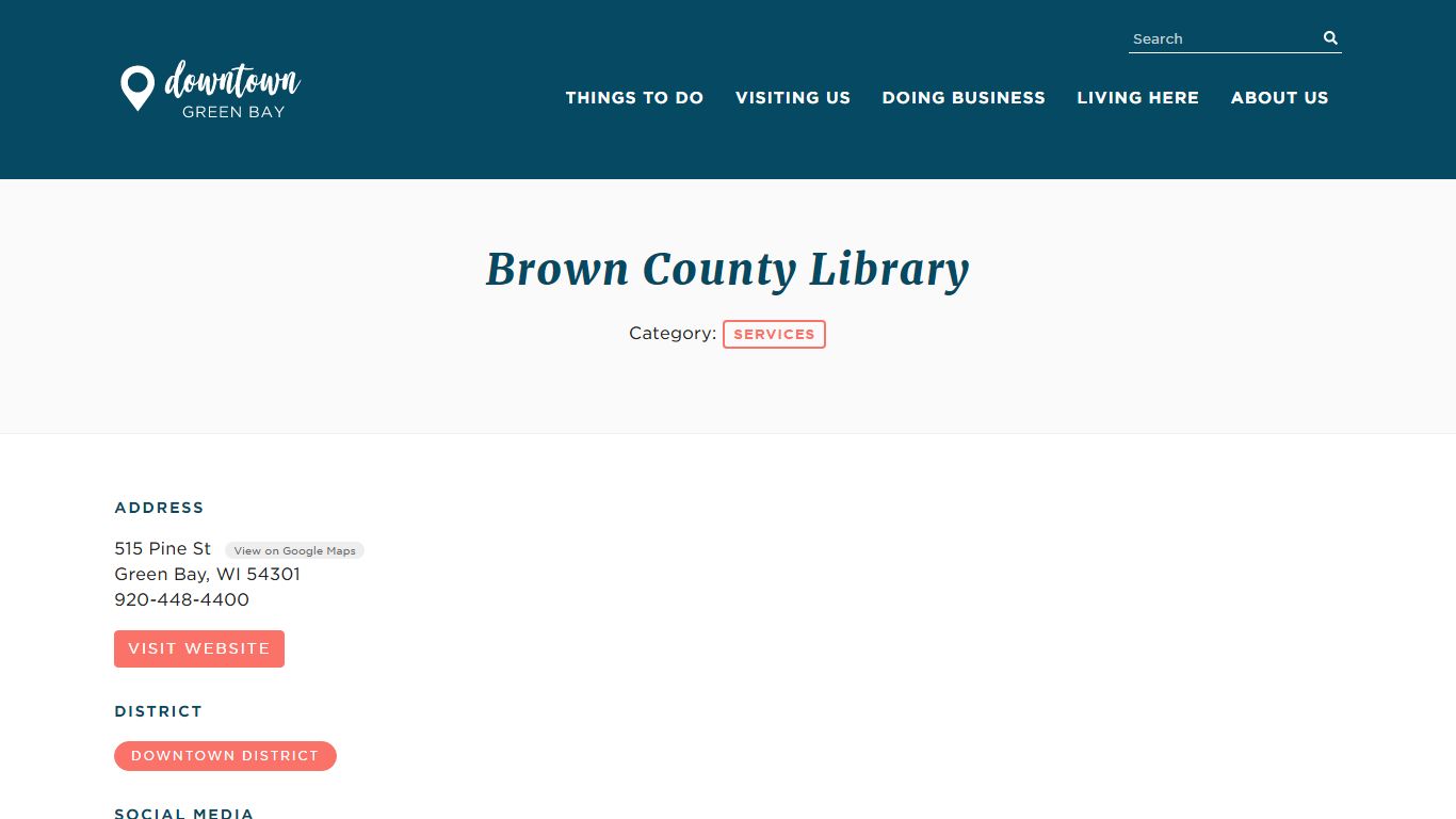 Brown County Library | Downtown Green Bay, WI